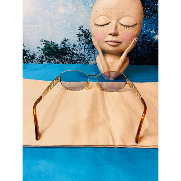 Women's Dior Sunglasses Frames and Case Gold and Brown Preowned RX Lenses - Picture 4 of 7